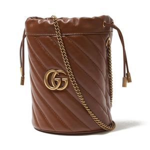 Gucci Shoulder Bag GG Marmont Brown